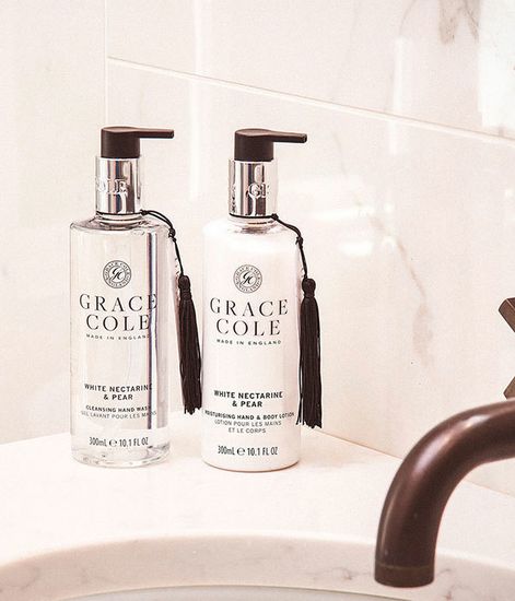 Белый нектарин и груша мыло для рук, Grace Cole