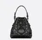 Рюкзак Dior Caro черный, модель среднего формата