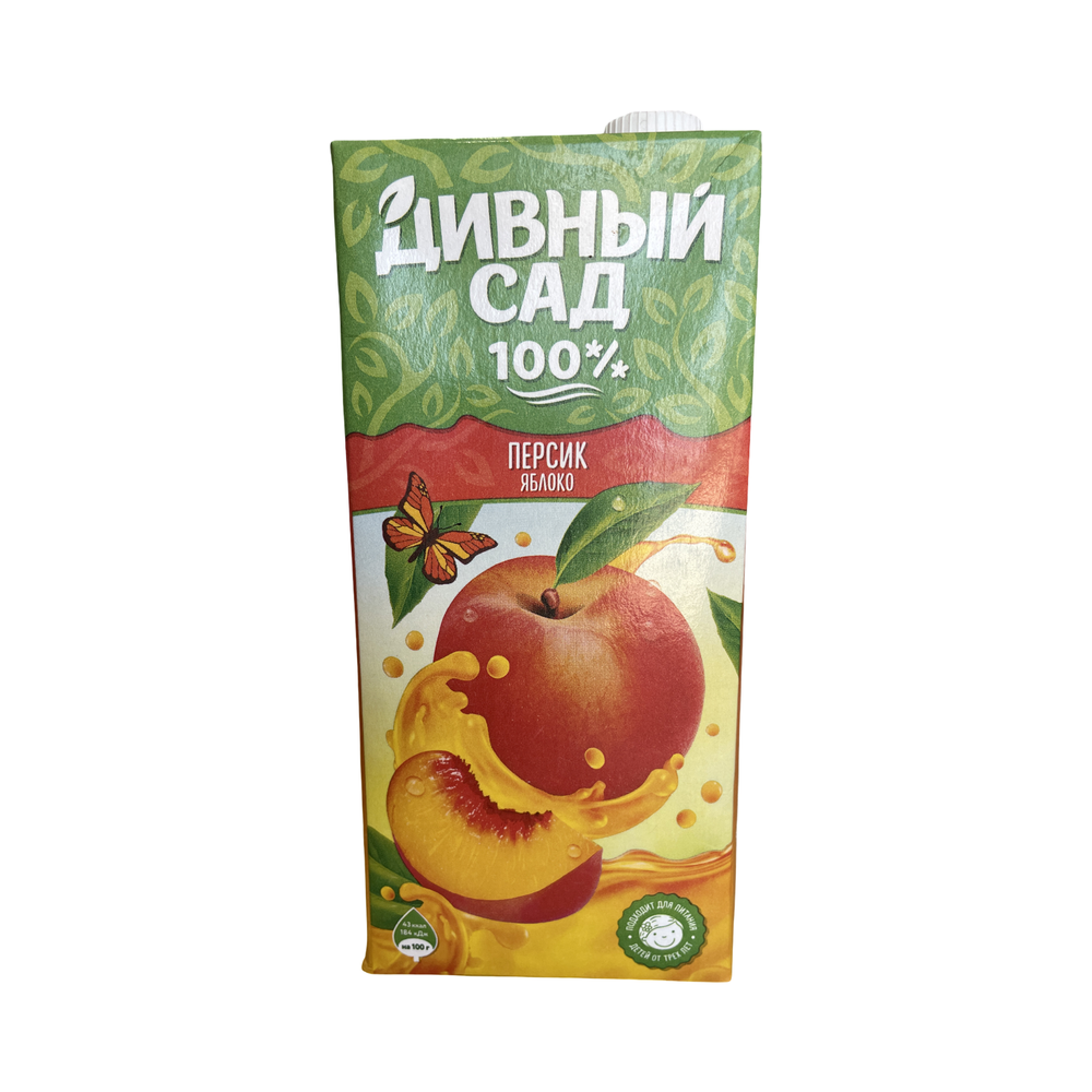 Нектар Дивный сад яблочно-персиковый, 0,95 л