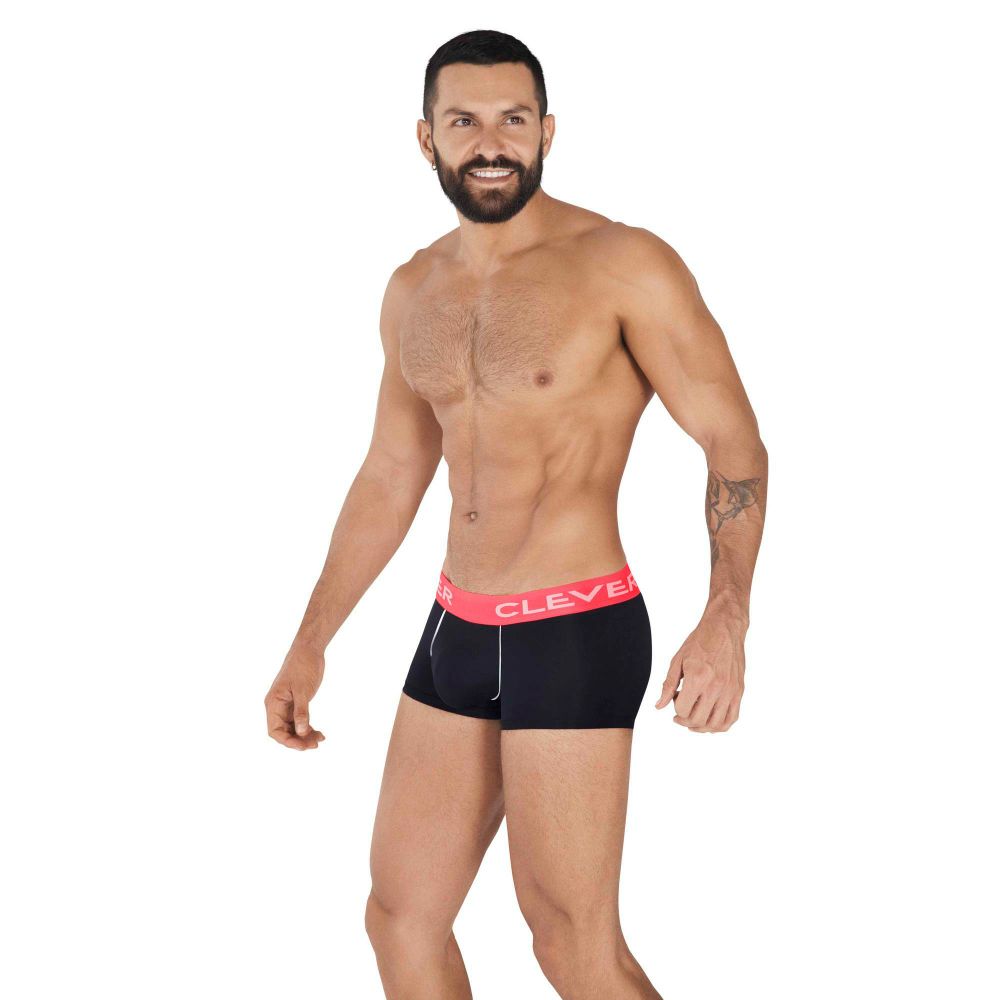 Мужские трусы боксеры черные Clever TREND LATIN BOXER 036311