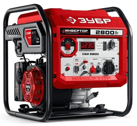 Генератор бензиновый ЗУБР СБИ-2800 инверторный