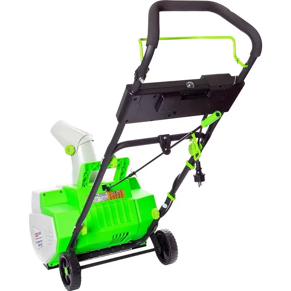 Redverg RD-ESB45/2000L снегоуборщик электрический 2000Вт, ширина 45 см, выброс 9 м