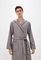 Марвин (серый) М Мужской Халат с капюшоном
