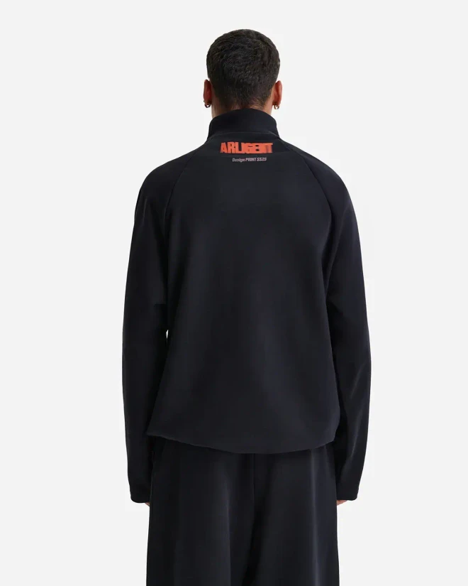 Свитшот на молнии из футера