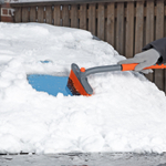 Щетка-сметка для снега со скребком, поворотная голова, 510 мм Stels 55305