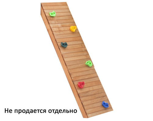 Скалодром узкий для спортивного городка