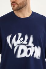 Фуфайка (футболка) мужская Леон-4 Виотекс ТЁМНО-СИНИЙ