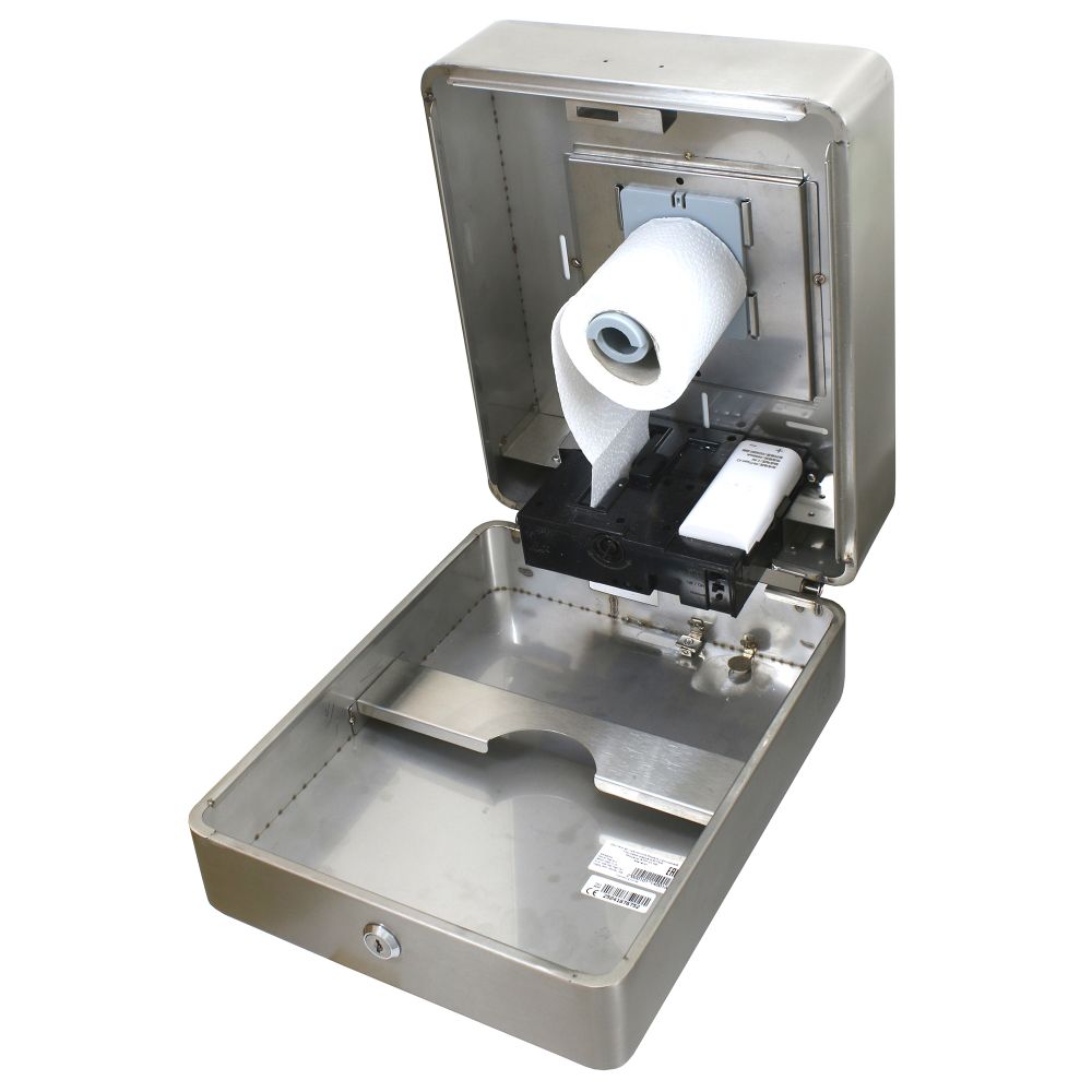 Автоматический (сенсорный) диспенсер туалетной бумаги больших рулонов Ksitex ATP-211M