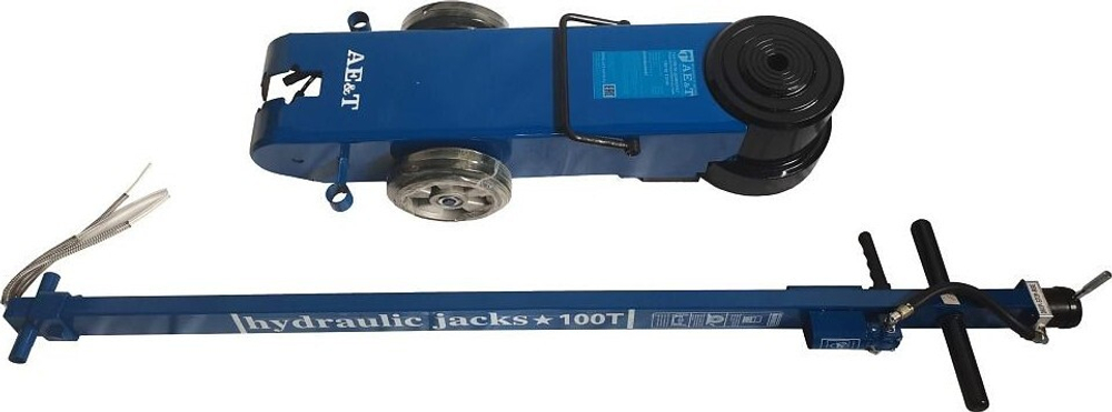 Домкрат пневмо-гидравлический подкатной AE&T HJ-100/50 профессиональный