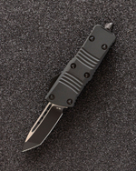 Автоматический складной нож SteelBro Mini Troodon Black Tanto 240-1T (черный-черный) фронталка/выкидуха