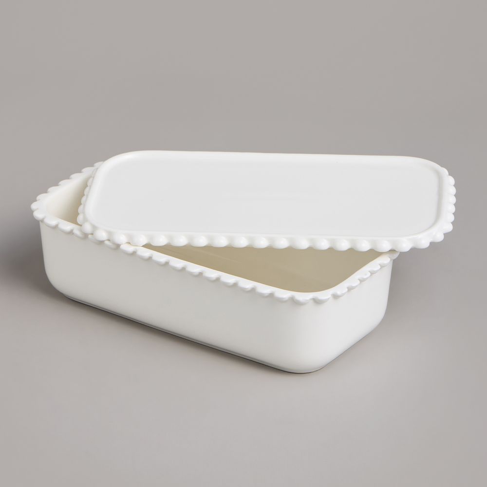 ПАШТЕТНИЦА LEFARD "PEARL" С КРЫШКОЙ ПРЯМОУГ. 18,5*9,5*5,5 СМ 400 МЛ