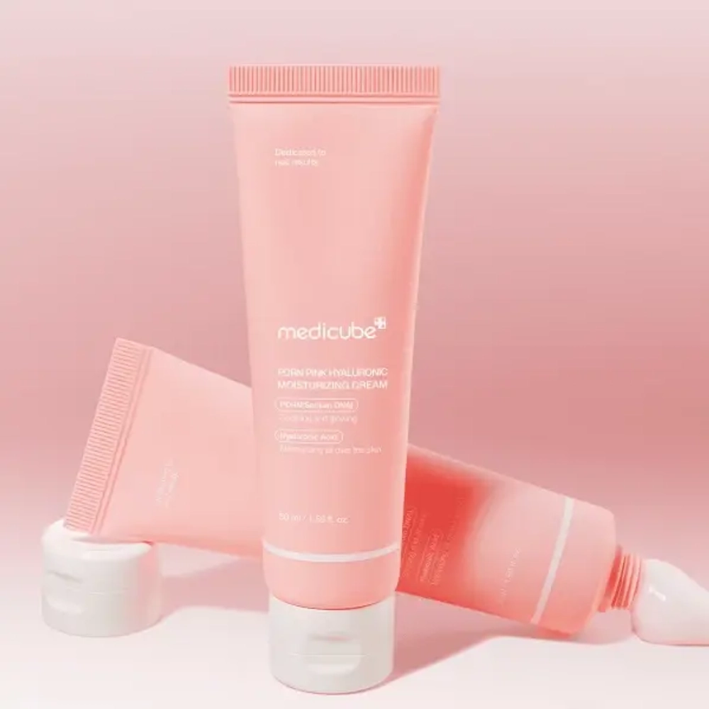 Крем пептидный с PDRN и гиалуроновой кислотой Medicube PDRN Pink Hyaluronic Moisturizing,50 мл