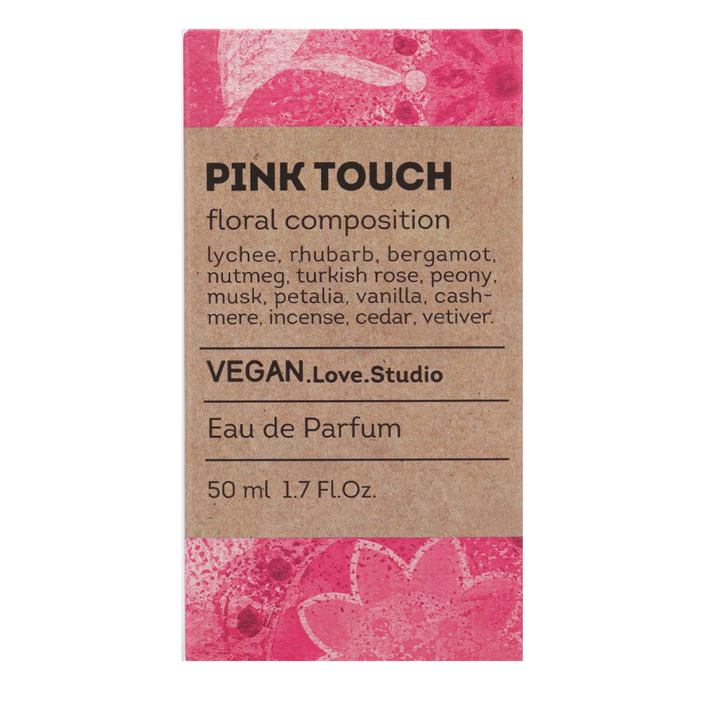 Вода парфюмерная Vegan Love Studio Pink Touch (Веган Лав Студио Пинк Тач) - 50ml for women