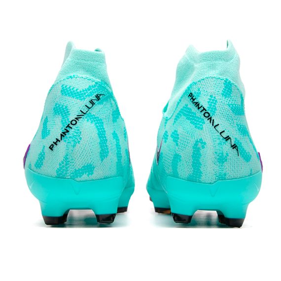 NIKE Phantom Luna Футбольные бутсы MID Топ Голубой фиолетовый Унисекс