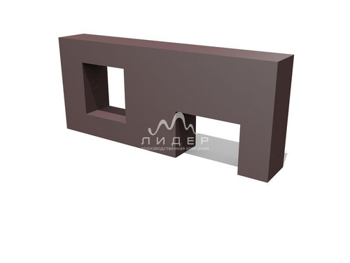 Стена с двумя проломами