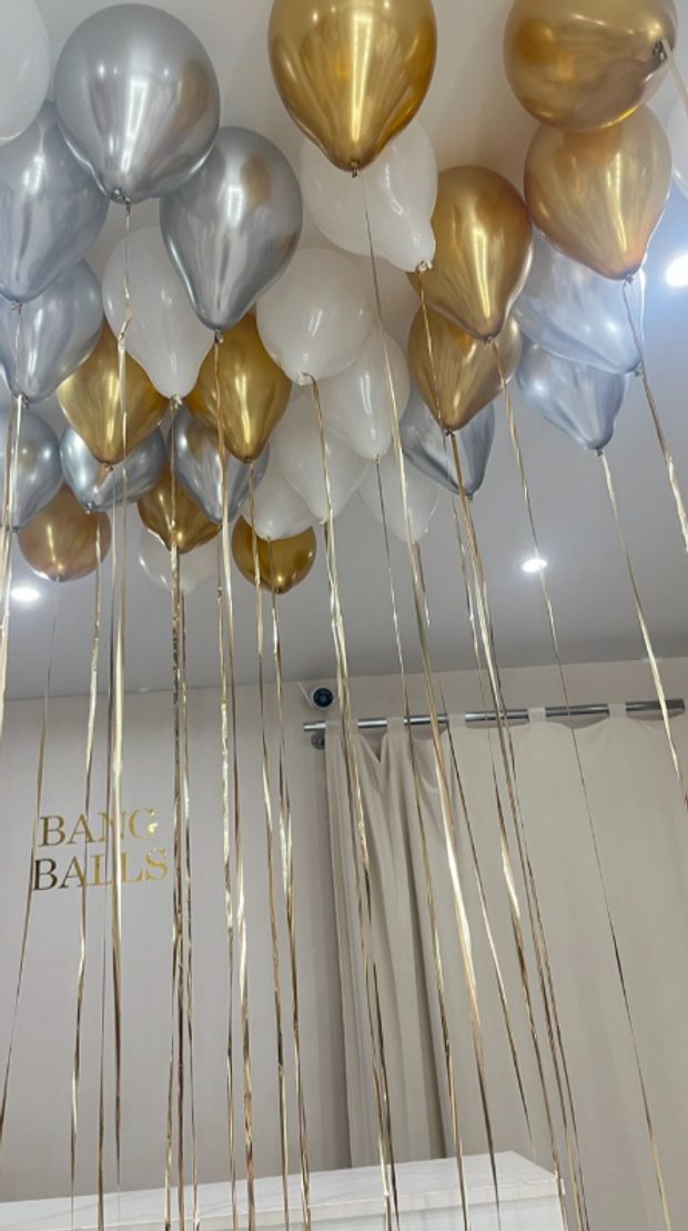 Коробка-сюрприз с шарами №180