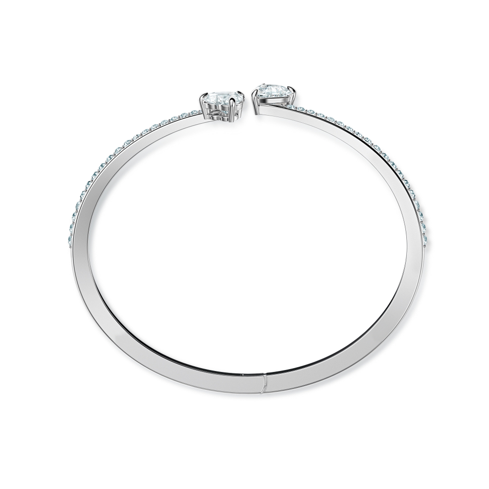 ATTRACT SOUL:BANGLE HEART CZWH/CRY/RHS M 5518814