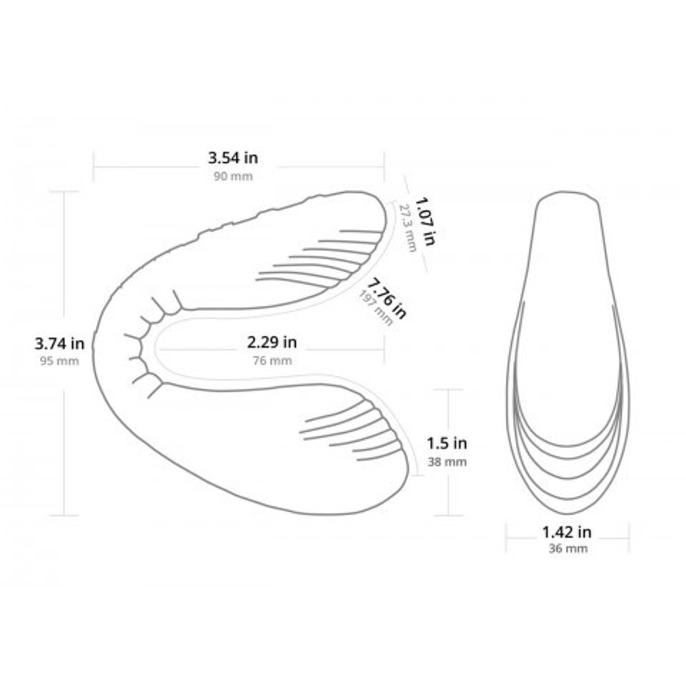Двойной смарт-вибратор Lovense Dolce (ранее Quake)