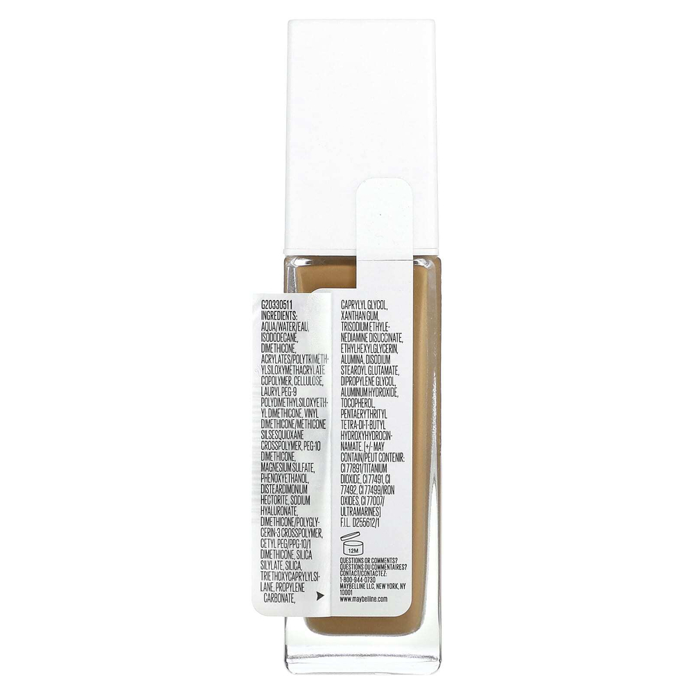 Maybelline, Super Stay, тональный крем для активного образа жизни, оттенок 330 ирис, 30 мл (1 жидк. унция)