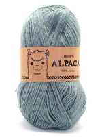 Пряжа Drops Alpaca uni colour 7139 mineral blue