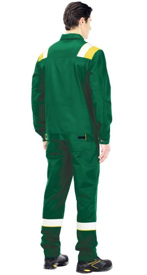 Костюм "Анкер" полукомбинезон (зеленый/желтый)