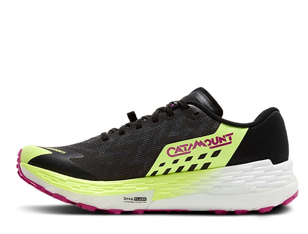 Кроссовки для бега женские Brooks Catamount 4 Черно-Розовые