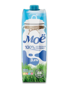Молоко Моё 3.2% 950 мл