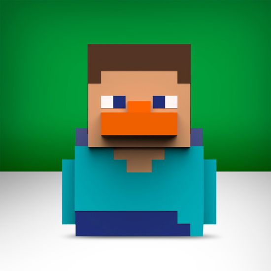 Фигурка-утка Tubbz Minecraft Steve