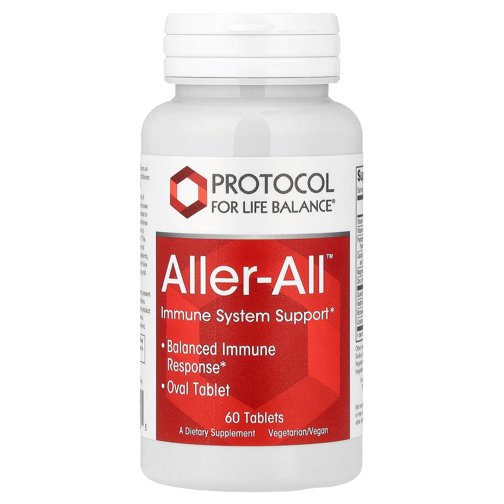 Protocol for Life Balance, Aller-All™, поддержка иммунной системы, 60 таблеток