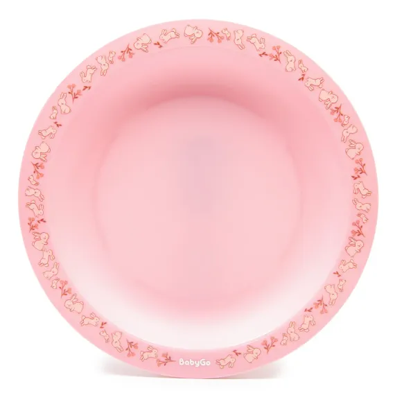 Тарелка BabyGo Pink 1 шт.