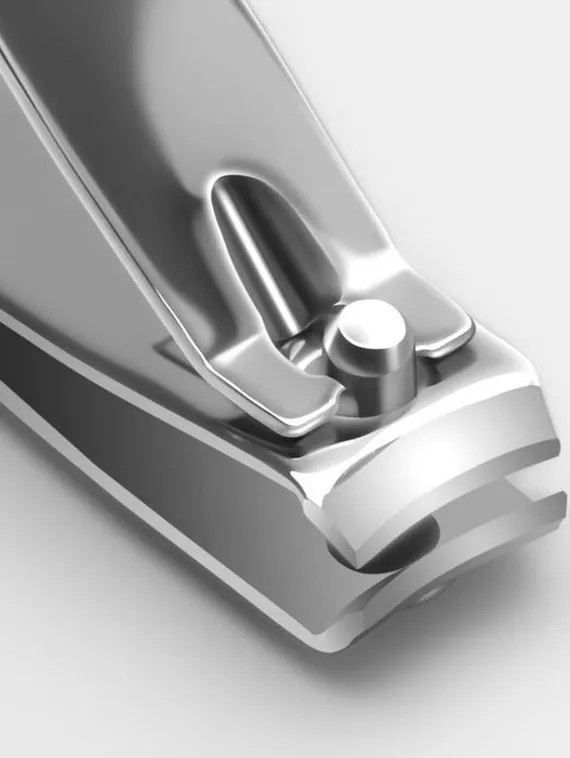 Кусачки-книпсер педикюрные, с пилкой, 7 см, цвет серебристый