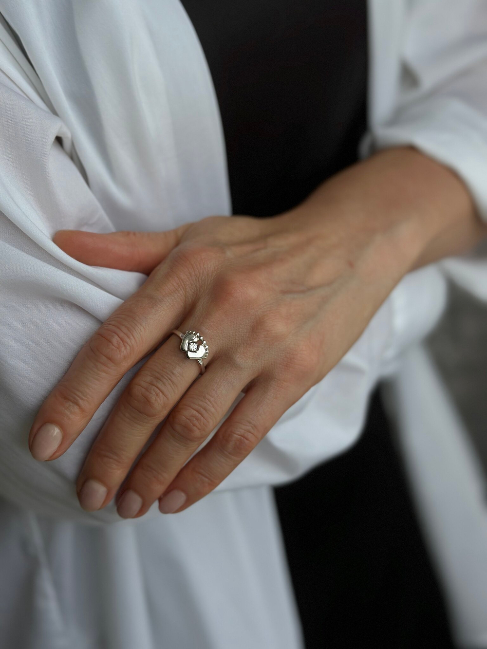 Кольцо 94012124 серебро 925° размер 17,5