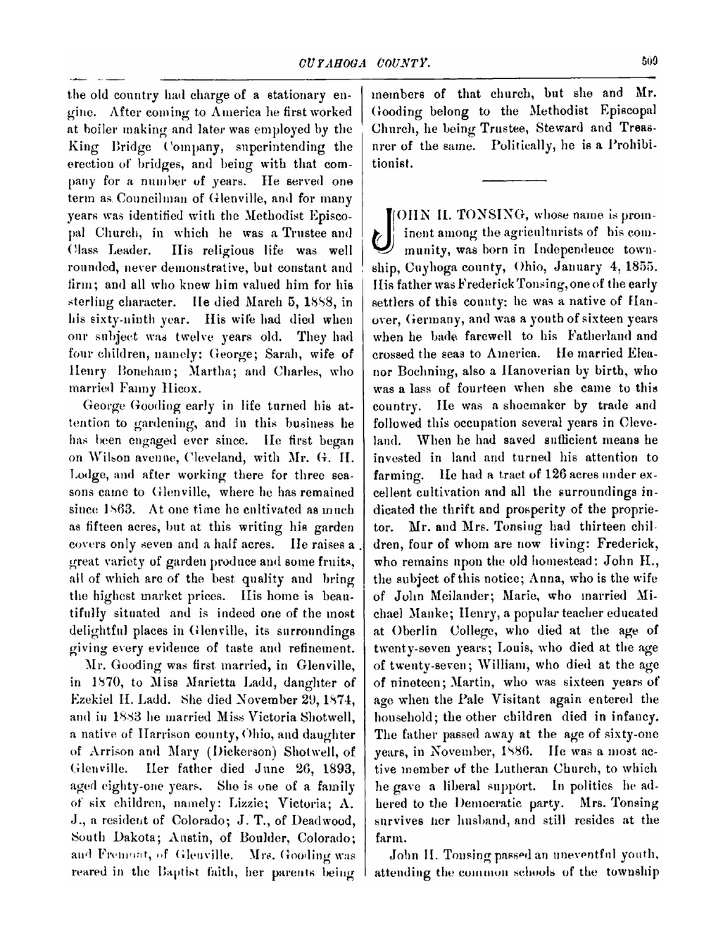 Memorial record of the county of Cuyahoga and city of Cleveland, Ohio. Part 2 | Lewis Publishing