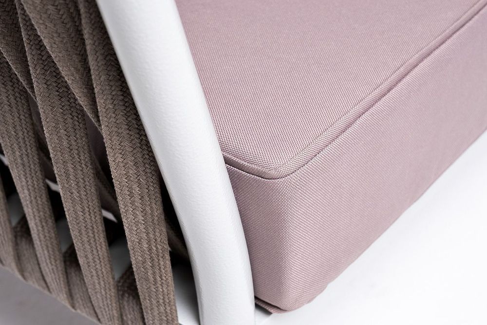 "Касабланка" модульная лаунж-зона из роупа (веревки), каркас из алюминия