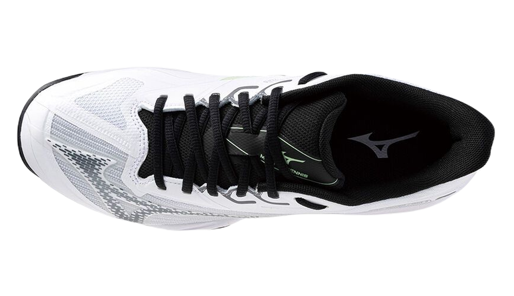 Теннисные кроссовки Mizuno Wave Exceed Light 2 CC - white/metallic gray/black - White Black Silver
