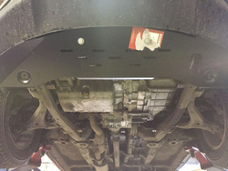 Защита радиатора (2,5 мм, сталь) для SsangYong Actyon New (Korando) 2011-2019 (V = 2.0d MT/AT; 2.0 MT) Sheriff.29.2272