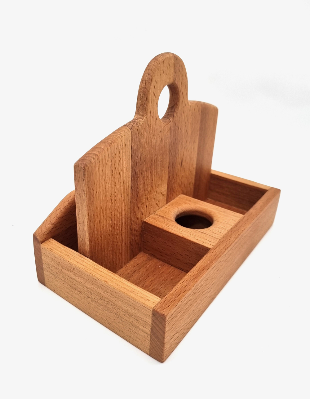 Салфетница бук; L=200,B=115,H=160мм.(секции 61*61мм)