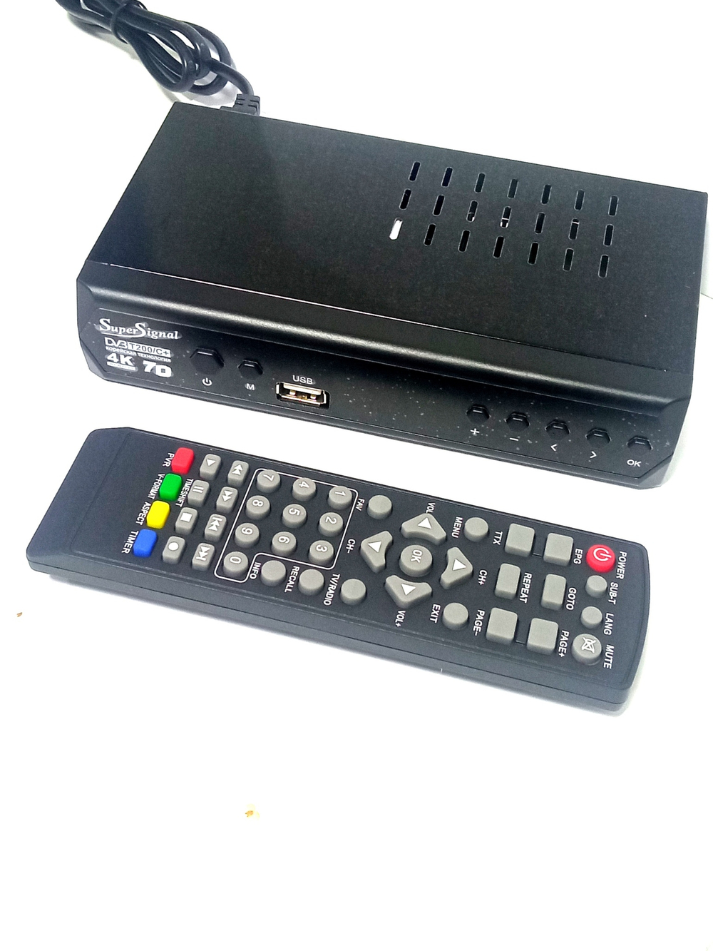 Цифровая ТВ приставка Super Signal DVB T200 DVB-T2/С