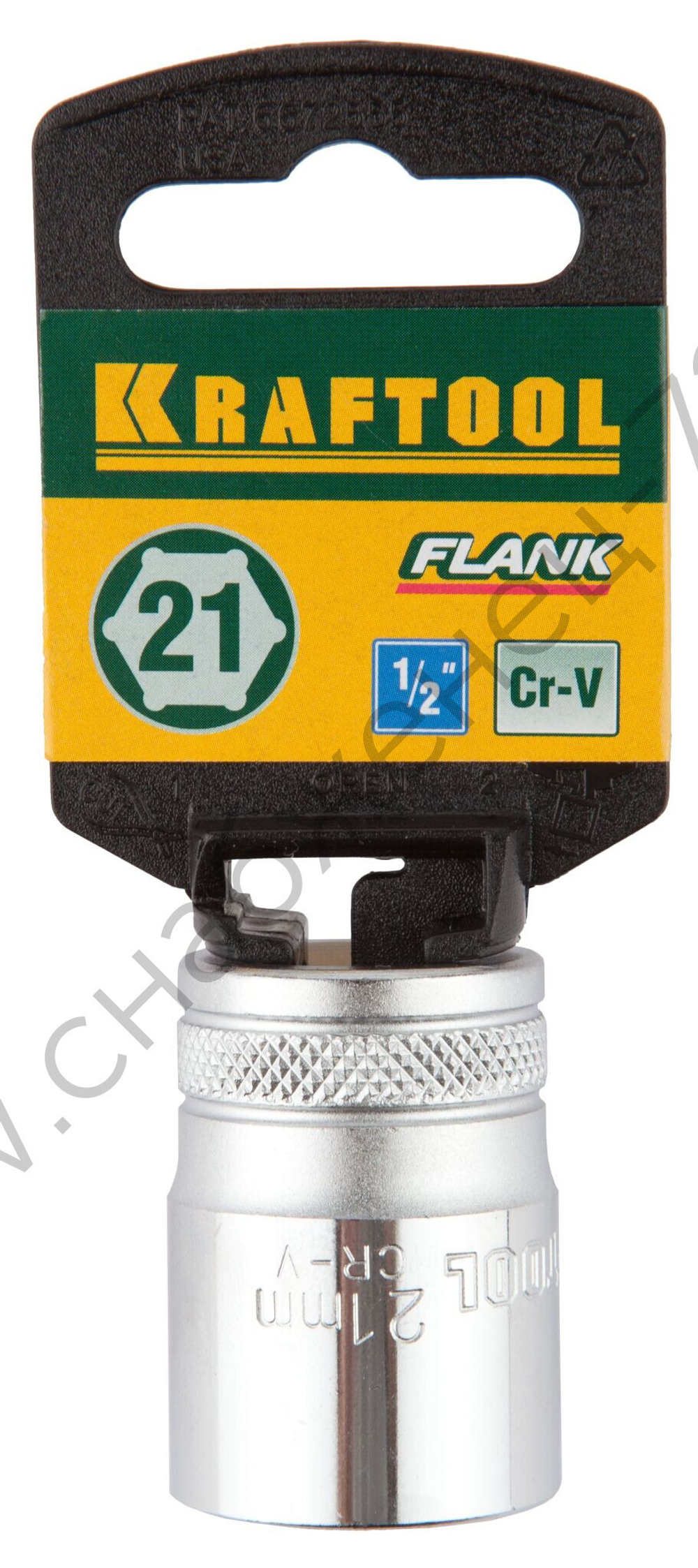 KRAFTOOL FLANK, 1/2″, 21 мм, торцовая головка (27805-21)