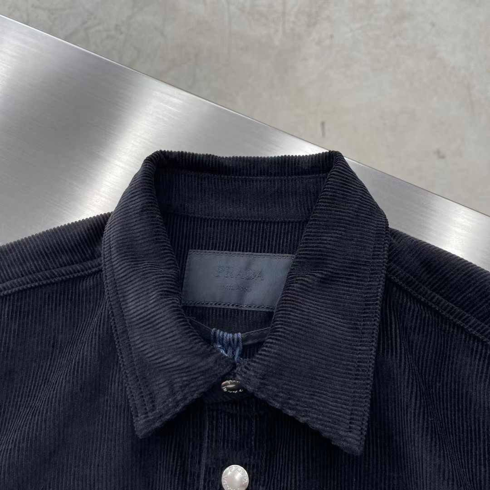 Вельветовая рубашка Prada