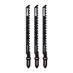 БИБЕР 85282 Полотна по дерев для эл. лобз. 74/4мм  быстр. резТ244D 3шт(25/200)