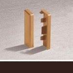 117 Загл. левая к пл. для ковролина "Cezar" Шоколад