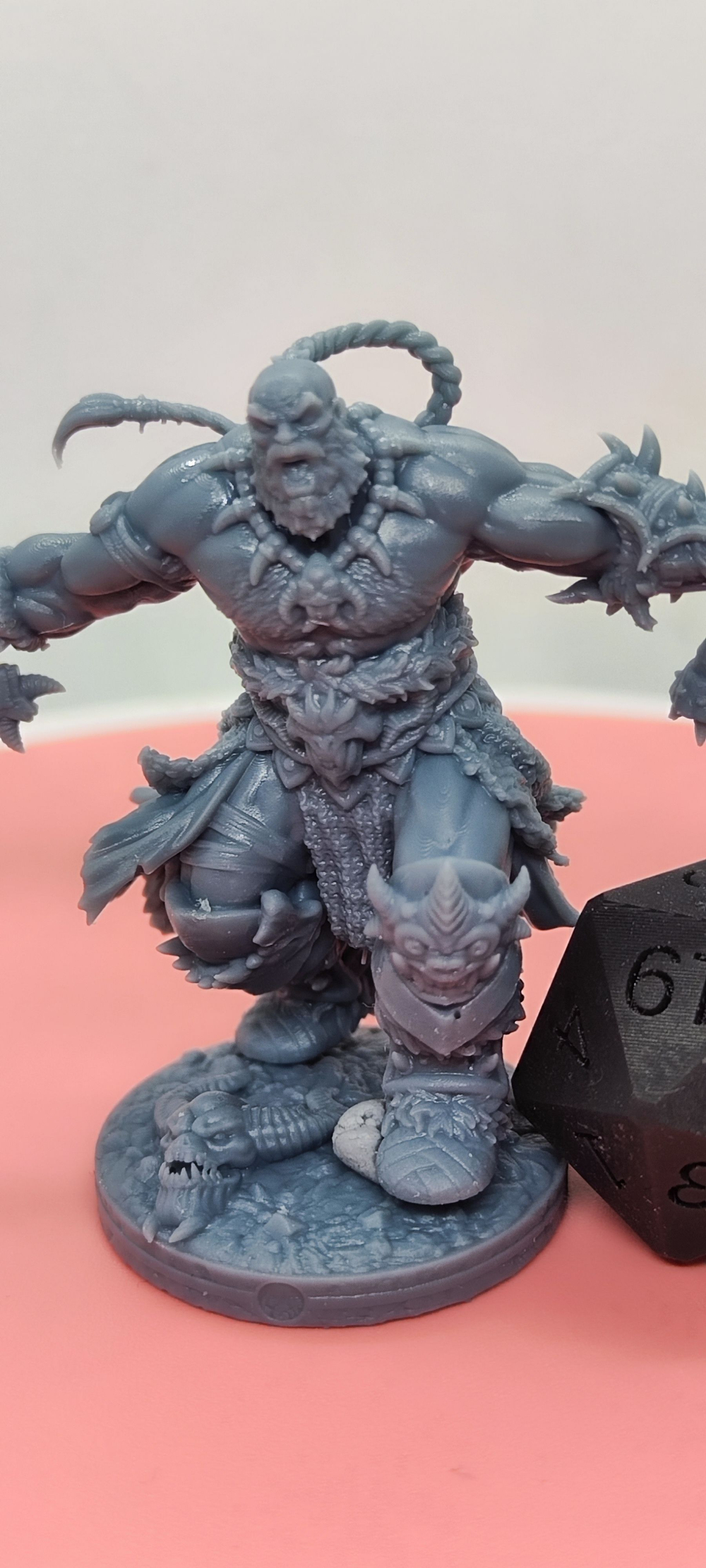 Кротгар Варвар ДнД DnD миниатюры набор Catacombs of Anguish
