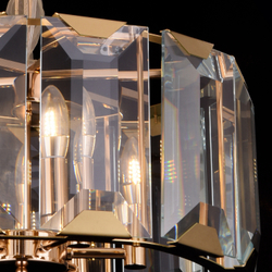 Люстра Harlow Crystal L5 gold