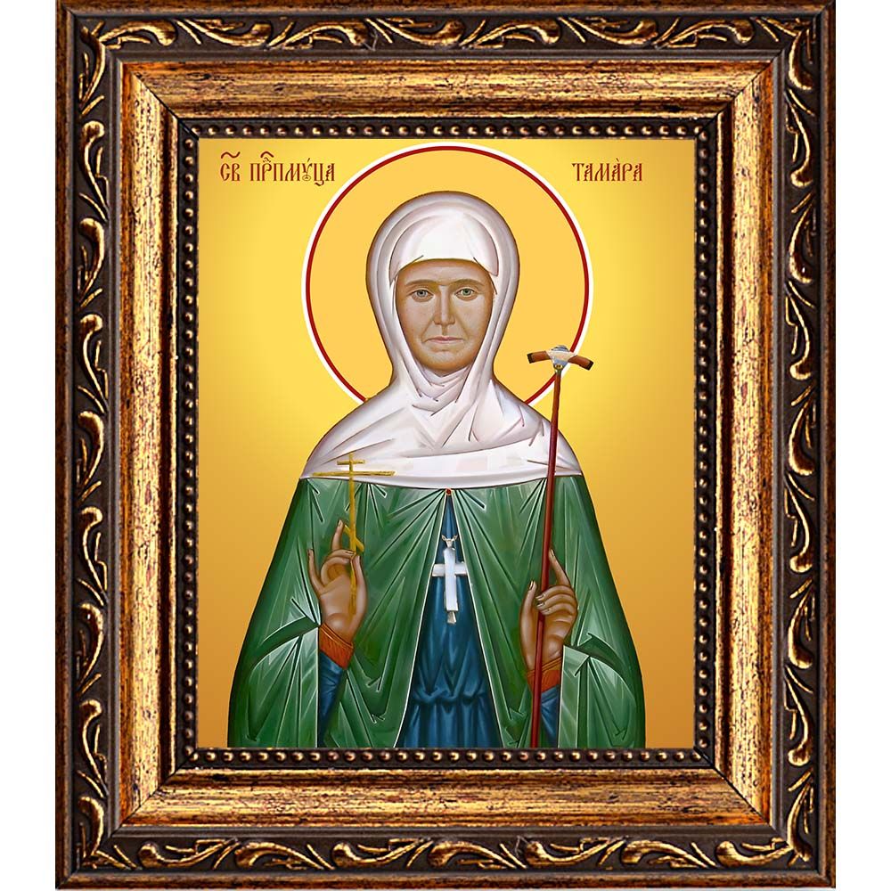 Татиана Бесфамильная преподобномученица. Икона на холсте.