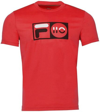 Мужская теннисная футболка Fila T-Shirt Milo M - красный