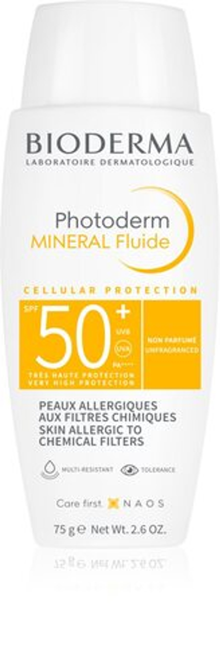 Bioderma Photoderm Mineral Жидкость с SPF 50+