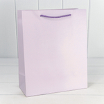 Пакет подарочный 26х32х12см "Фактура" (Сиреневый)