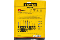 Отвертки STAYER Maxfix, 2513-H19, 19 предметов 2513-H19_z01