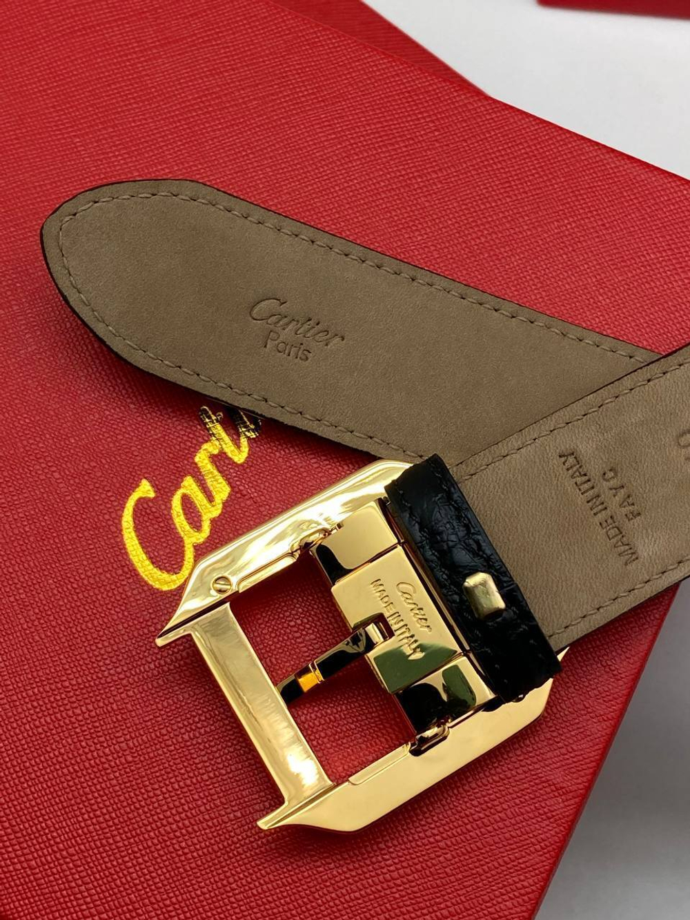 Ремень Cartier из кожи крокодила, арт. 485340646